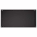 VidaXL Doniczka ogrodowa 2 szt. Czarny 60 x 30 x 50 cm Stal zimnogięta