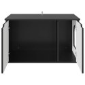 VidaXL Koty Dom Czarny 85 x 55 x 50,5 cm Drewno inżynieryjne