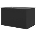 VidaXL Koty Dom Czarny 85 x 55 x 50,5 cm Drewno inżynieryjne