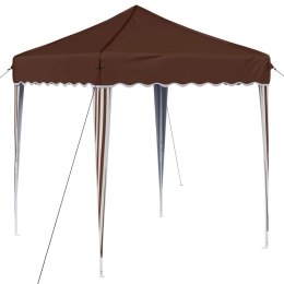 VidaXL Namiot imprezowy rozkładany 195 x 195 x 245 cm brązowy