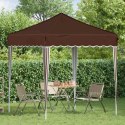 VidaXL Namiot imprezowy rozkładany 195 x 195 x 245 cm brązowy