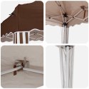 VidaXL Namiot imprezowy rozkładany 195 x 195 x 245 cm brązowy