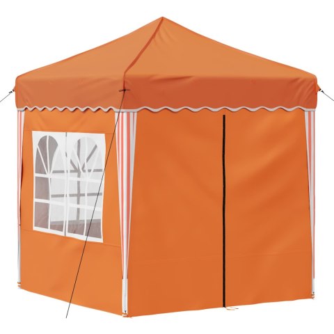 VidaXL Namiot imprezowy rozkładany 195 x 195 x 245 cm pomarańczowy