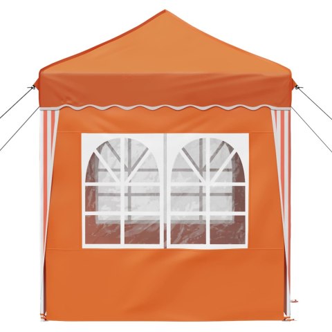 VidaXL Namiot imprezowy rozkładany 195 x 195 x 245 cm pomarańczowy
