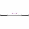 VidaXL Regulowany zabezpieczenie okienne 3 szt. 710 -1200 mm Stal
