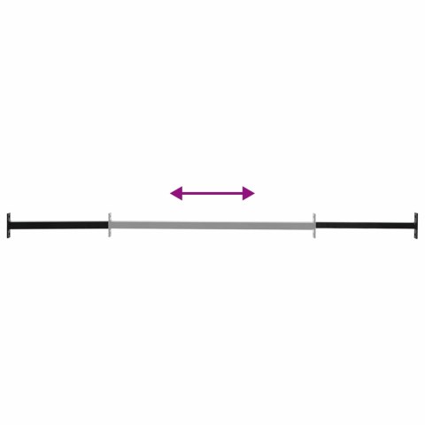 VidaXL Regulowany zabezpieczenie okienne 3 szt. 710 -1200 mm Stal