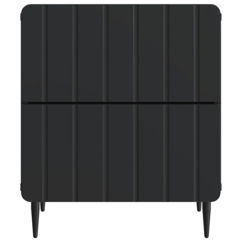 VidaXL Szafka Nocna Czarny 43 x 34,5 x 49,5 cm Drewno inżynieryjne