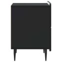 VidaXL Szafka Nocna Czarny 43 x 34,5 x 49,5 cm Drewno inżynieryjne