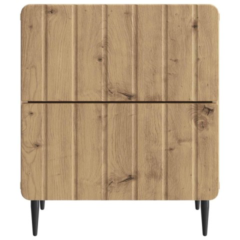 VidaXL Szafka Nocna Dąb artisan 43 x 34,5 x 49,5 cm