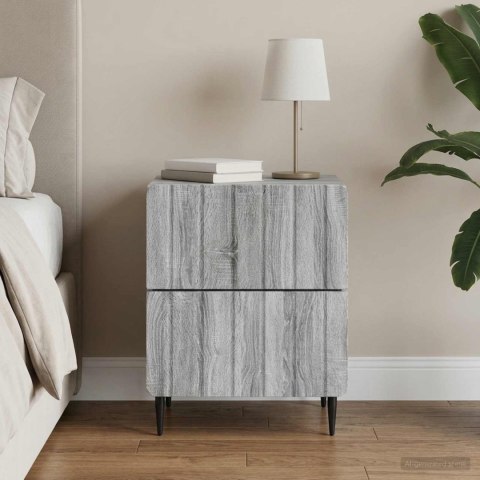VidaXL Szafka Nocna Szary Sonoma 43 x 34,5 x 49,5 cm