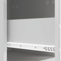 VidaXL Szafka z Szufladami Biały wysoki połysk 66 x 34,5 x 90 cm