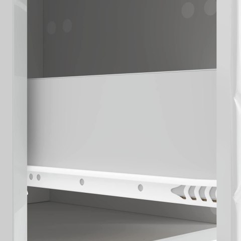 VidaXL Szafka z Szufladami Biały wysoki połysk 66 x 34,5 x 90 cm