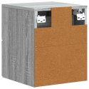 VidaXL Wisząca Szafka Nocna Szary Sonoma 33 x 34,5 x 40 cm