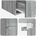 VidaXL Wisząca Szafka Nocna Szary Sonoma 33 x 34,5 x 40 cm