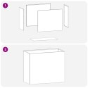 VidaXL Doniczka ogrodowa 2 szt. srebrny 60 x 30 x 40 cm