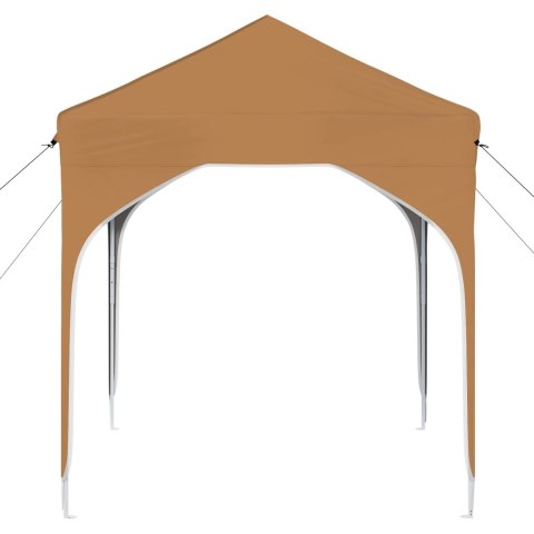 VidaXL Namiot imprezowy rozkładany 194 x 194 x 245 cm Beżowy