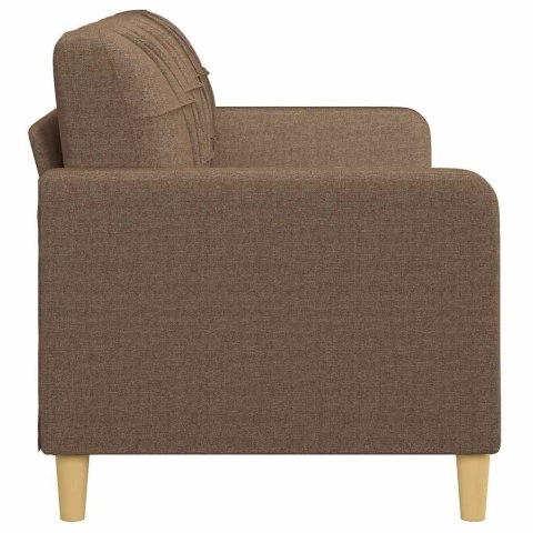 VidaXL Sofa 3-osobowa, brązowa, 180 cm, tapicerowana tkaniną