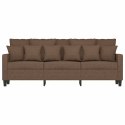 VidaXL Sofa 3-osobowa, brązowa, 180 cm, tapicerowana tkaniną