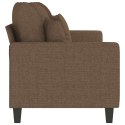 VidaXL Sofa 3-osobowa, brązowa, 180 cm, tapicerowana tkaniną