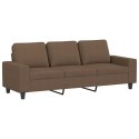 VidaXL Sofa 3-osobowa, brązowa, 180 cm, tapicerowana tkaniną