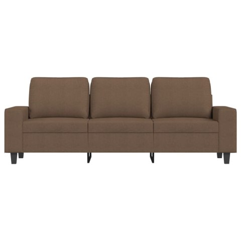 VidaXL Sofa 3-osobowa, brązowa, 180 cm, tapicerowana tkaniną