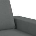 VidaXL Sofa 3-osobowa, ciemnoszara, 180 cm, tapicerowana tkaniną