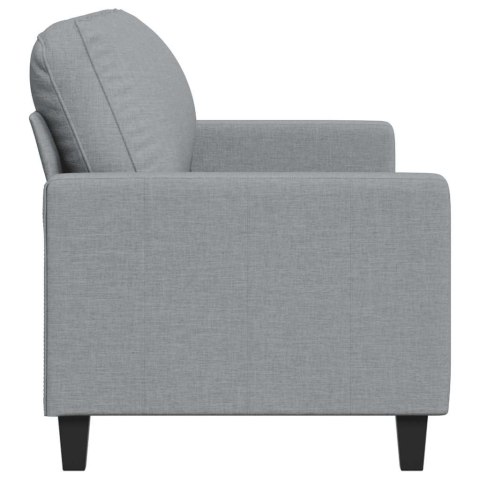 VidaXL Sofa 3-osobowa, jasnoszara, 180 cm, tapicerowana tkaniną