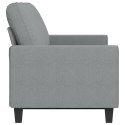 VidaXL Sofa 3-osobowa, jasnoszara, 180 cm, tapicerowana tkaniną
