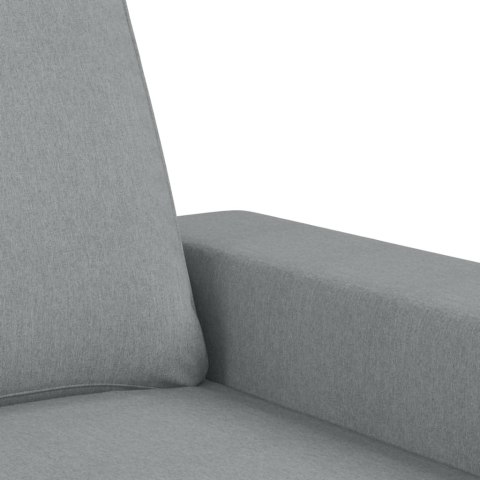 VidaXL Sofa 3-osobowa, jasnoszara, 180 cm, tapicerowana tkaniną