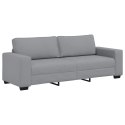 VidaXL Sofa 3-osobowa, jasnoszara, 220x77x82 cm, tapicerowana tkaniną