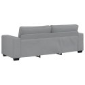 VidaXL Sofa 3-osobowa, jasnoszara, 220x77x82 cm, tapicerowana tkaniną