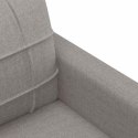 VidaXL Sofa 3-osobowa, kolor taupe, 180 cm, tapicerowana tkaniną