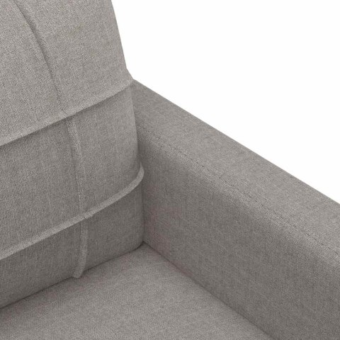 VidaXL Sofa 3-osobowa, kolor taupe, 180 cm, tapicerowana tkaniną