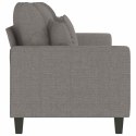 VidaXL Sofa 3-osobowa, kolor taupe, 180 cm, tapicerowana tkaniną