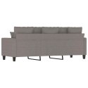 VidaXL Sofa 3-osobowa, kolor taupe, 180 cm, tapicerowana tkaniną