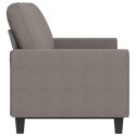 VidaXL Sofa 3-osobowa, kolor taupe, 180 cm, tapicerowana tkaniną
