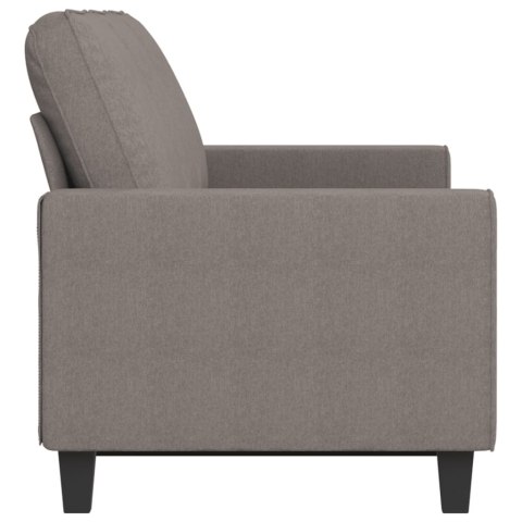 VidaXL Sofa 3-osobowa, kolor taupe, 180 cm, tapicerowana tkaniną