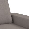 VidaXL Sofa 3-osobowa, kolor taupe, 180 cm, tapicerowana tkaniną