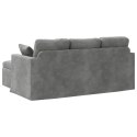 VidaXL Sofa Ciemnoszary 178 x 134 x 80 cm Aksamit