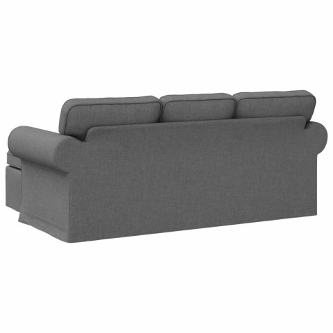 VidaXL Sofa Ciemnoszary 195 x 138 x 80 cm tkanina