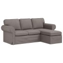 VidaXL Sofa Ciemnoszary 195 x 138 x 80 cm tkanina