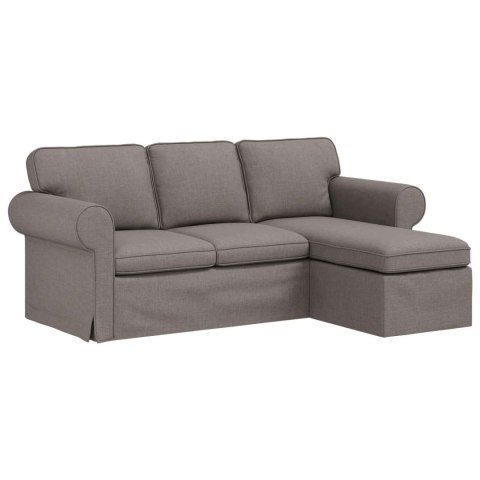 VidaXL Sofa Ciemnoszary 195 x 138 x 80 cm tkanina
