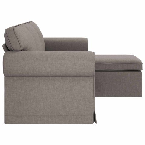 VidaXL Sofa Ciemnoszary 195 x 138 x 80 cm tkanina