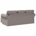 VidaXL Sofa Ciemnoszary 195 x 138 x 80 cm tkanina