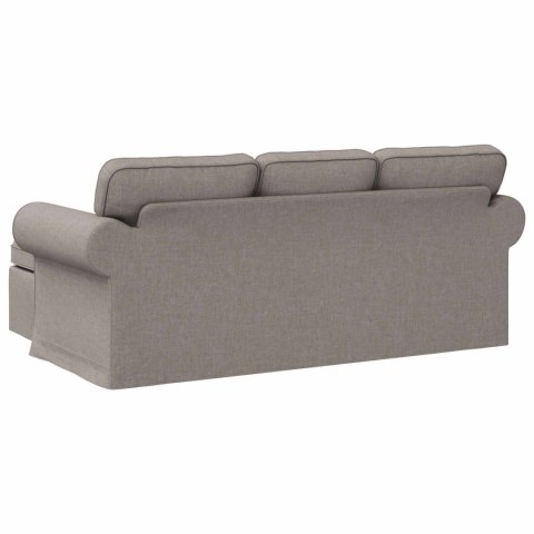 VidaXL Sofa Ciemnoszary 195 x 138 x 80 cm tkanina