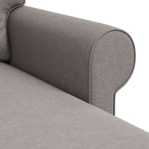 VidaXL Sofa Ciemnoszary 195 x 138 x 80 cm tkanina