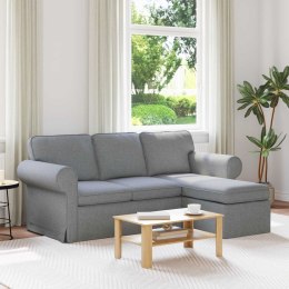 VidaXL Sofa Jasnoszary 195 x 138 x 80 cm tkanina