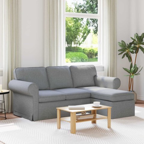 VidaXL Sofa Jasnoszary 195 x 138 x 80 cm tkanina