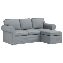 VidaXL Sofa Jasnoszary 195 x 138 x 80 cm tkanina