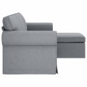 VidaXL Sofa Jasnoszary 195 x 138 x 80 cm tkanina